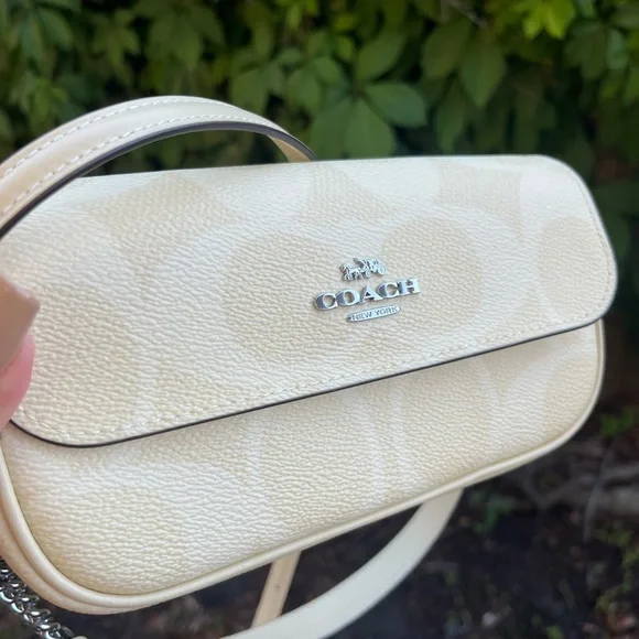 Coach Hay/Yellow Hailey Shoulder/Crossbody Bag-CAN70 - Picture 8 of 9